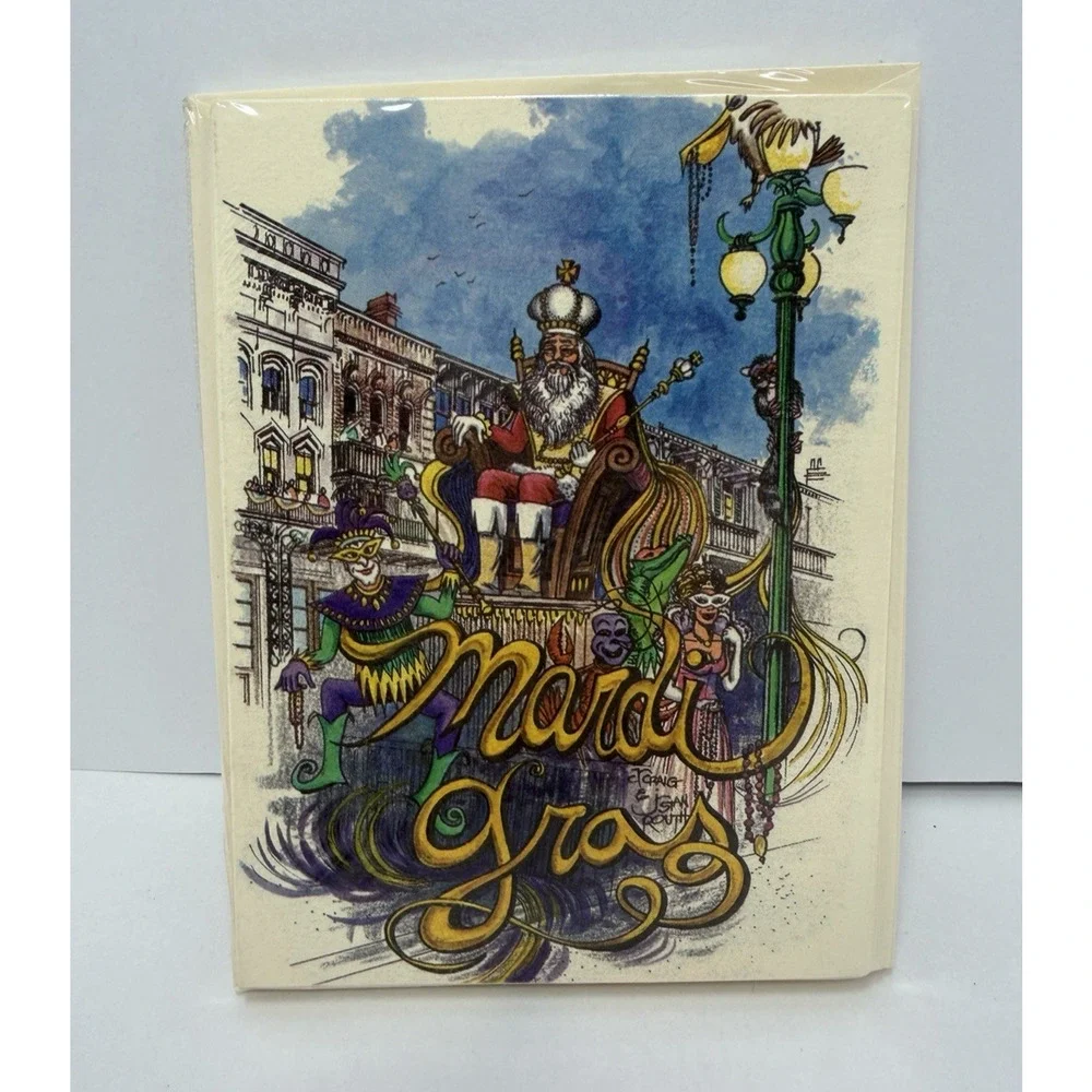 Mardi Gras Party Invitations - 3 Packs of 6 Party Invitations New in Pack
